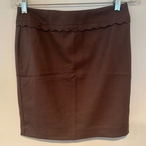 LOFT brown skirt